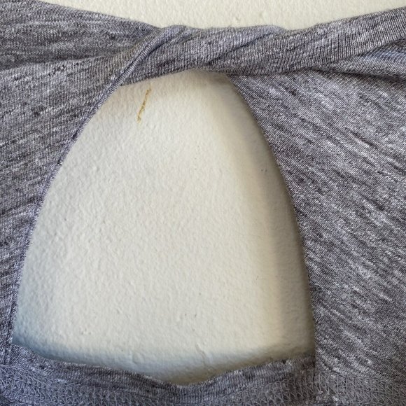 COPY - Catherines T-Shirt Top Size 1X 18/20W Gray Bling Camo Heart Twisted Keyh… - Picture 5 of 9